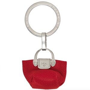 Longchamp Women Wallet Bag-Shaped Key Ring Bag Charm
